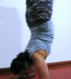 forearm stand to scorpion